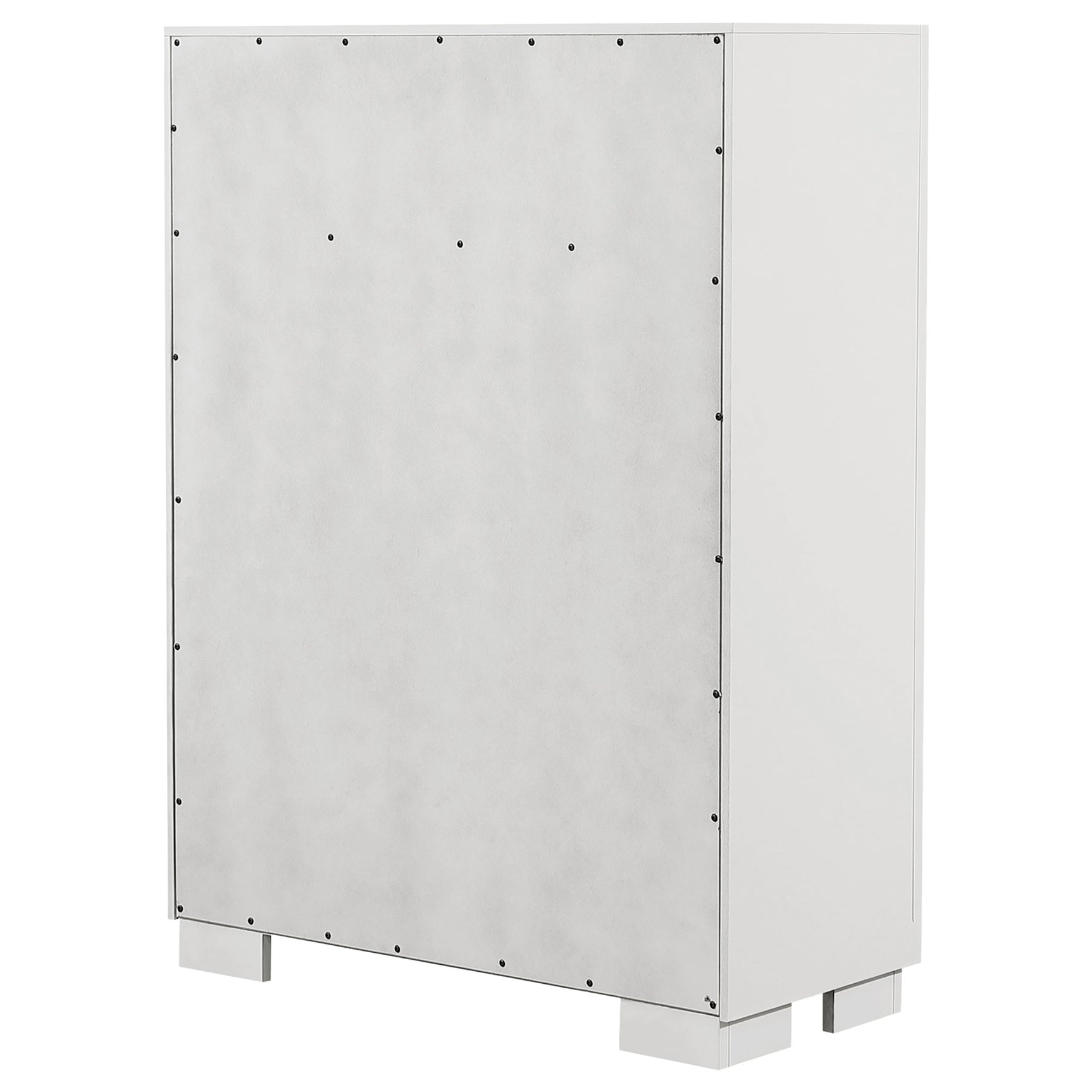 Jessica 5-drawer Bedroom Chest Snow White - Tampa Furniture Outlet