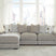 Tampa Furniture Outlet - Ashley Furniture - Aslan Court Sectional - RAF 3-Piece Sofa Sectional with Chaise / Flax - 20305S3