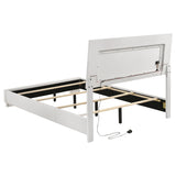 Felicity 4-piece Full Bedroom Set White High Gloss - Tampa Furniture Outlet