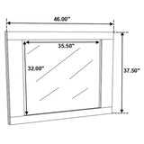 Felicity 4-piece Full Bedroom Set White High Gloss - Tampa Furniture Outlet