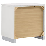 Felicity 6-piece Eastern King Bedroom Set White High Gloss - Tampa Furniture Outlet