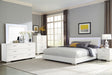 Tampa Furniture Outlet - Coaster - Felicity 5-piece California King Bedroom Set White Gloss - 203500KW-S5L