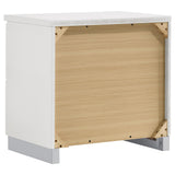 Felicity 5-piece Twin Bedroom Set White High Gloss - Tampa Furniture Outlet