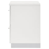 Felicity 2-drawer Nightstand White High Gloss - Tampa Furniture Outlet