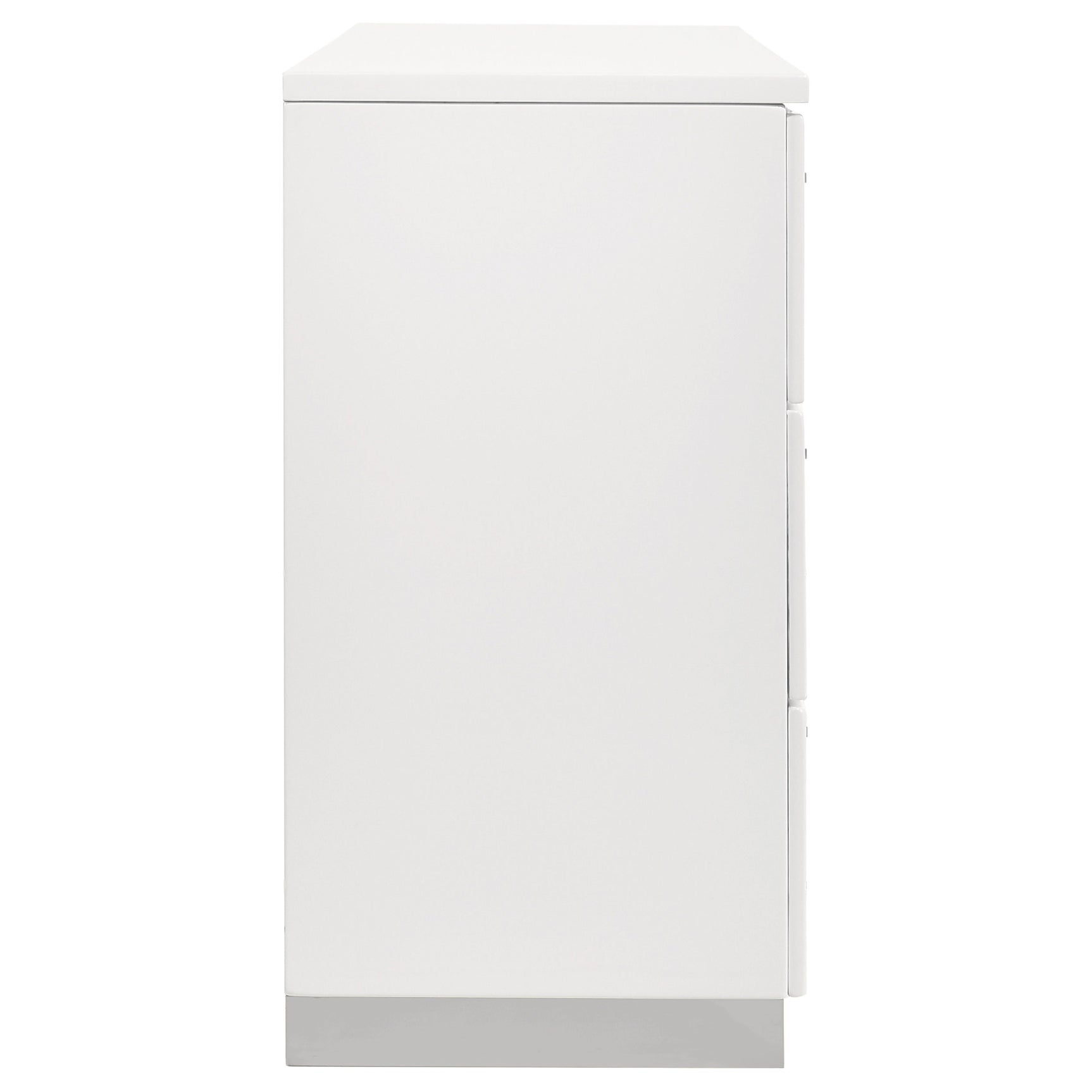 Felicity 6-drawer Dresser White High Gloss - Tampa Furniture Outlet