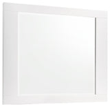 Tampa Furniture Outlet - Coaster - Felicity Dresser Mirror White High Gloss - 203504