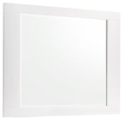Tampa Furniture Outlet - Coaster - Felicity Dresser Mirror White High Gloss - 203504