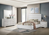 Tampa Furniture Outlet - Coaster - Felicity 4-piece Full Bedroom Set White High Gloss - 203511F-S4