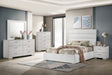 Tampa Furniture Outlet - Coaster - Felicity 5-piece Full Bedroom Set White High Gloss - 203511F-S5