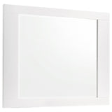 Felicity 4-piece Eastern King Bedroom Set White High Gloss - Tampa Furniture Outlet