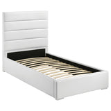 Felicity 4-piece Twin Bedroom Set White High Gloss - Tampa Furniture Outlet