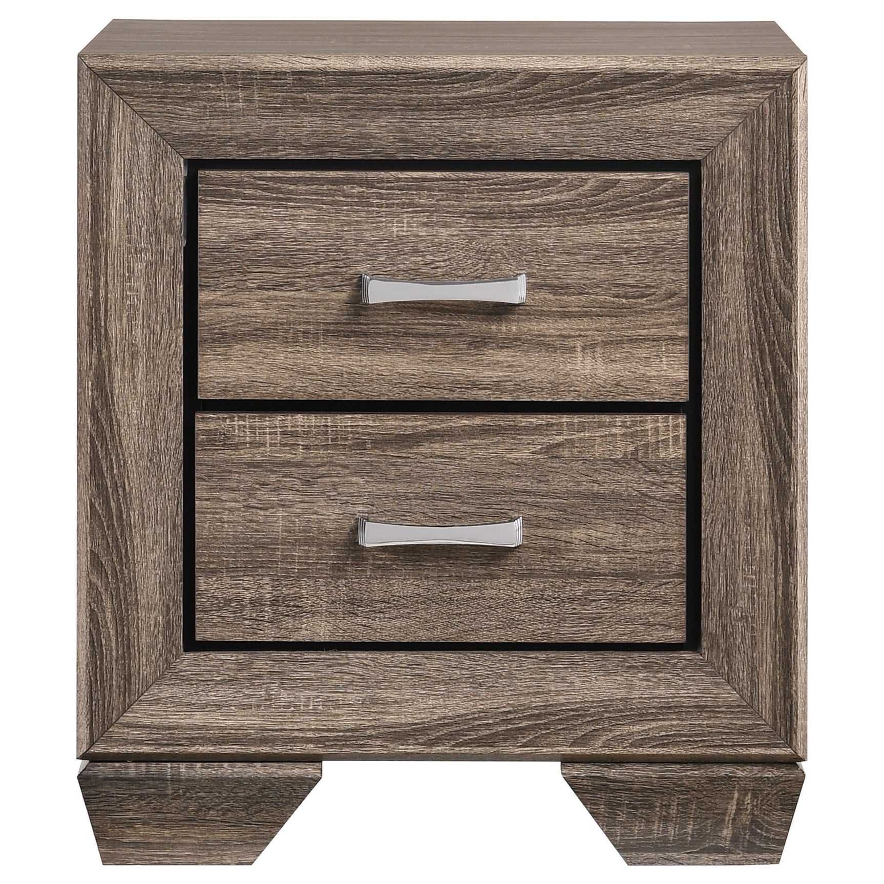 Kauffman 5-piece Eastern King Bedroom Set Washed Taupe - Tampa Furniture Outlet