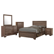 Tampa Furniture Outlet - Coaster - Kauffman 5-piece California King Bedroom Set Washed Taupe - 204190KW-S5