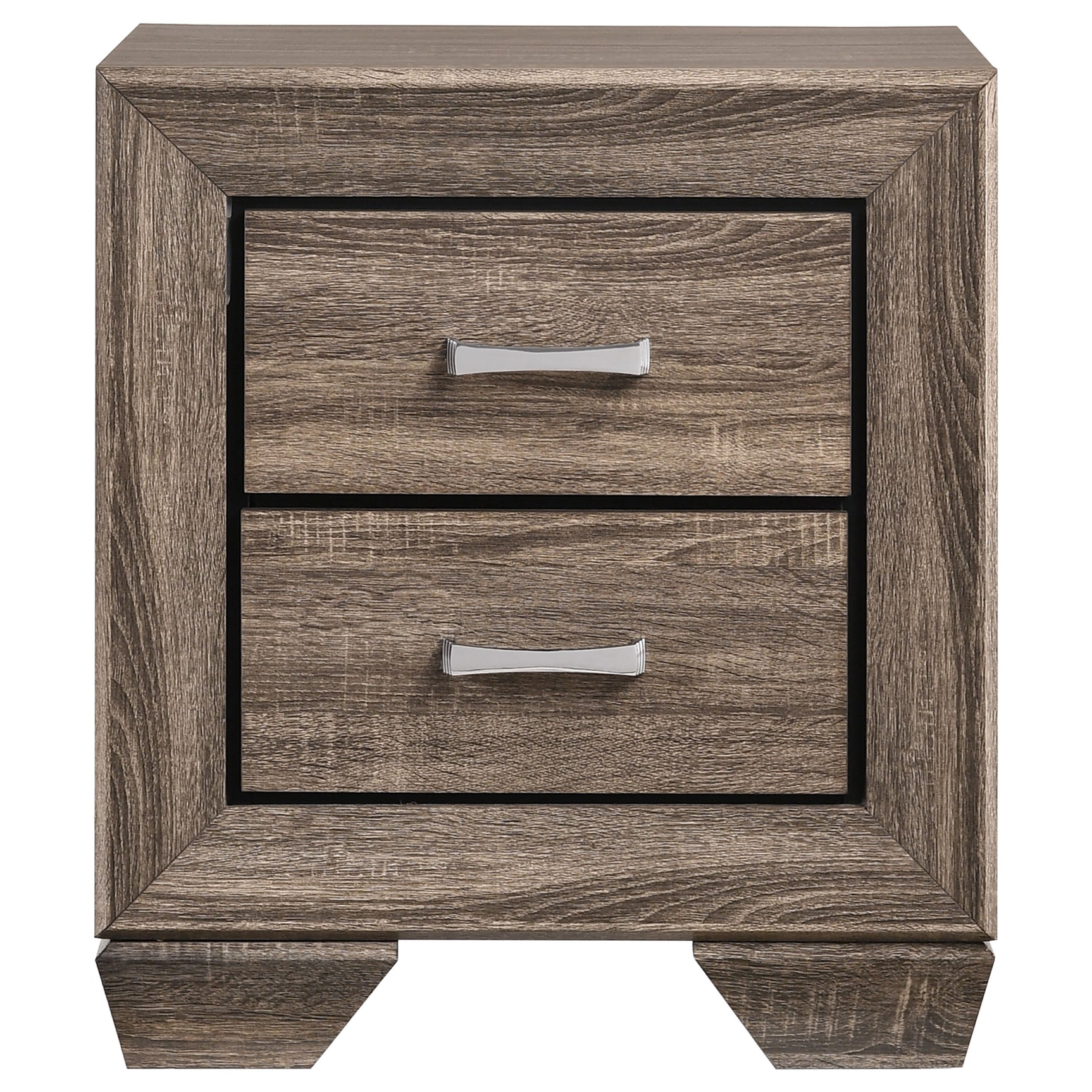 Kauffman 4-piece Queen Bedroom Set Washed Taupe - Tampa Furniture Outlet
