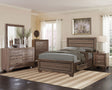 Tampa Furniture Outlet - Coaster - Kauffman 5-piece Queen Bedroom Set Washed Taupe - 204190Q-S5