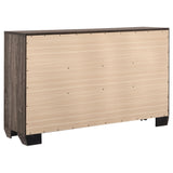 Kauffman 5-piece Queen Bedroom Set Washed Taupe - Tampa Furniture Outlet