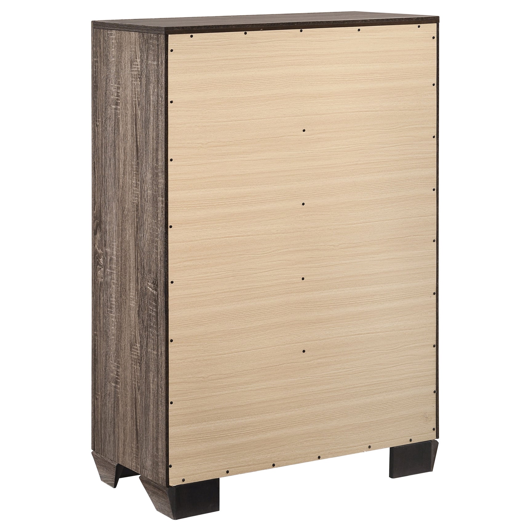 Kauffman 5-piece Queen Bedroom Set Washed Taupe - Tampa Furniture Outlet