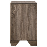 Kauffman 2-drawer Nightstand Washed Taupe - Tampa Furniture Outlet