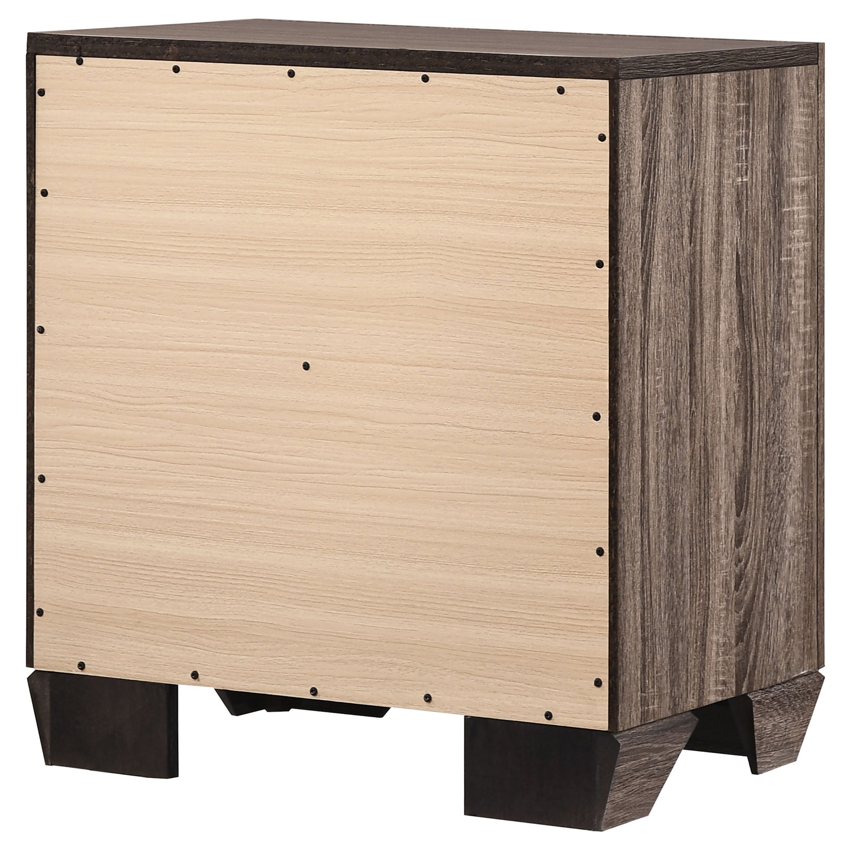 Kauffman 2-drawer Nightstand Washed Taupe - Tampa Furniture Outlet