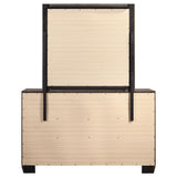 Kauffman 6-drawer Dresser with Mirror Washed Taupe - Tampa Furniture Outlet