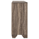 Kauffman 6-drawer Dresser Washed Taupe - Tampa Furniture Outlet
