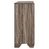 Kauffman 6-drawer Dresser Washed Taupe - Tampa Furniture Outlet