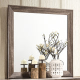 Kauffman Dresser Mirror Washed Taupe - Tampa Furniture Outlet