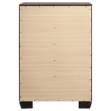 Kauffman 5-drawer Bedroom Chest Washed Taupe - Tampa Furniture Outlet