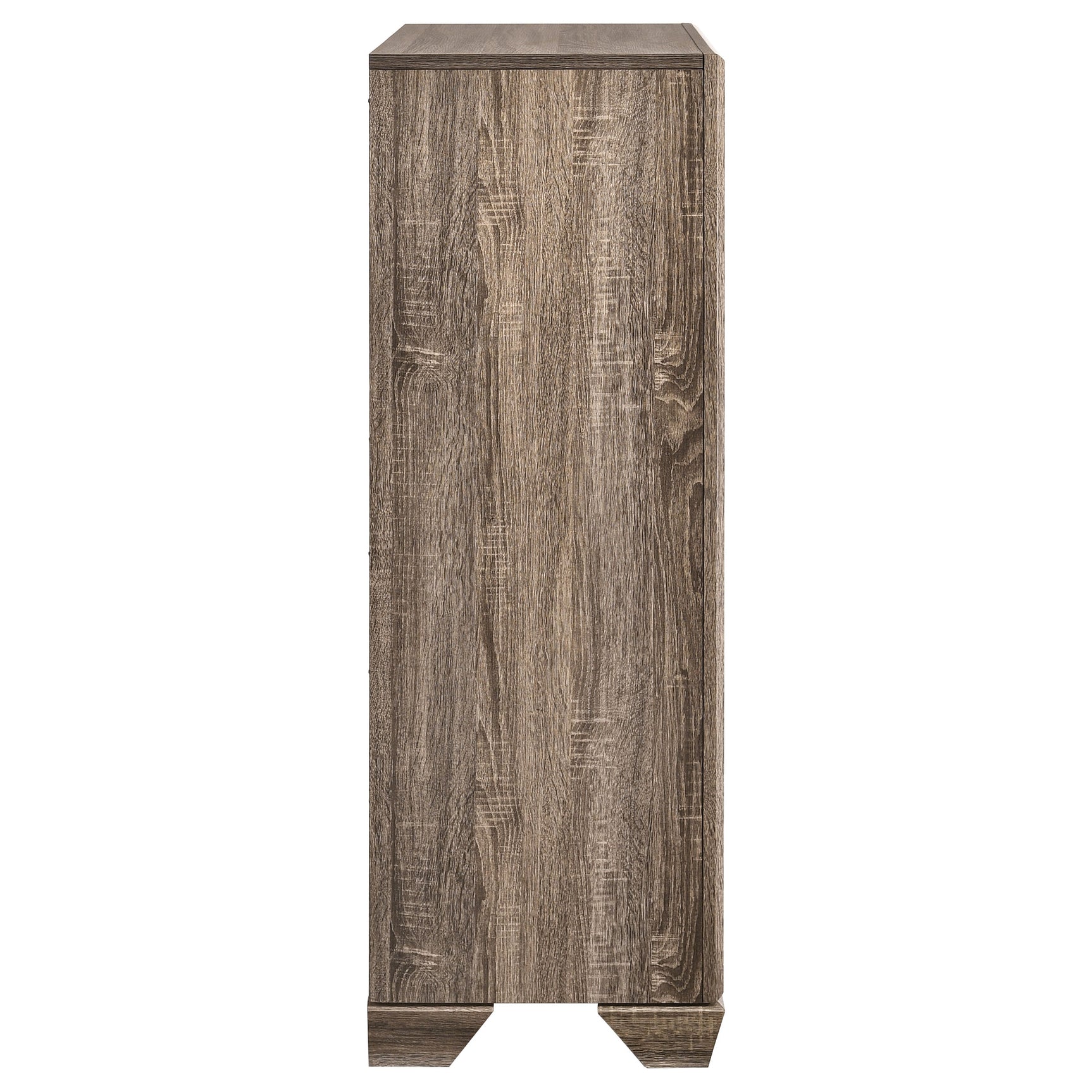 Kauffman 5-drawer Bedroom Chest Washed Taupe - Tampa Furniture Outlet