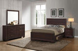 Tampa Furniture Outlet - Coaster - Kauffman 4-piece Eastern King Bedroom Set Dark Cocoa - 204390KE-S4
