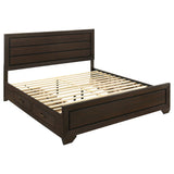 Kauffman 4-piece Eastern King Bedroom Set Dark Cocoa - Tampa Furniture Outlet