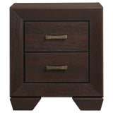 Kauffman 4-piece California King Bedroom Set Dark Cocoa - Tampa Furniture Outlet