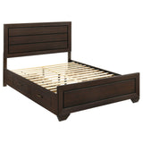 Kauffman 5-piece Queen Bedroom Set Dark Cocoa - Tampa Furniture Outlet