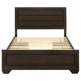 Kauffman Wood Queen Storage Panel Bed Dark Cocoa - Tampa Furniture Outlet