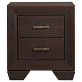Kauffman 4-piece Eastern King Bedroom Set Dark Cocoa - Tampa Furniture Outlet
