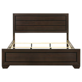 Kauffman Wood Eastern King Panel Bed Dark Cocoa - Tampa Furniture Outlet