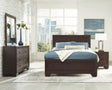 Tampa Furniture Outlet - Coaster - Kauffman 4-piece California King Bedroom Set Dark Cocoa - 204391KW-S4