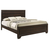 Kauffman Wood California King Panel Bed Dark Cocoa - Tampa Furniture Outlet