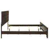 Kauffman Wood California King Panel Bed Dark Cocoa - Tampa Furniture Outlet