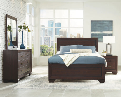Tampa Furniture Outlet - Coaster - Kauffman 4-piece Queen Bedroom Set Dark Cocoa - 204391Q-S4