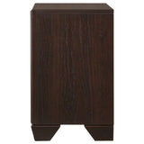 Kauffman 2-drawer Nightstand Dark Cocoa - Tampa Furniture Outlet