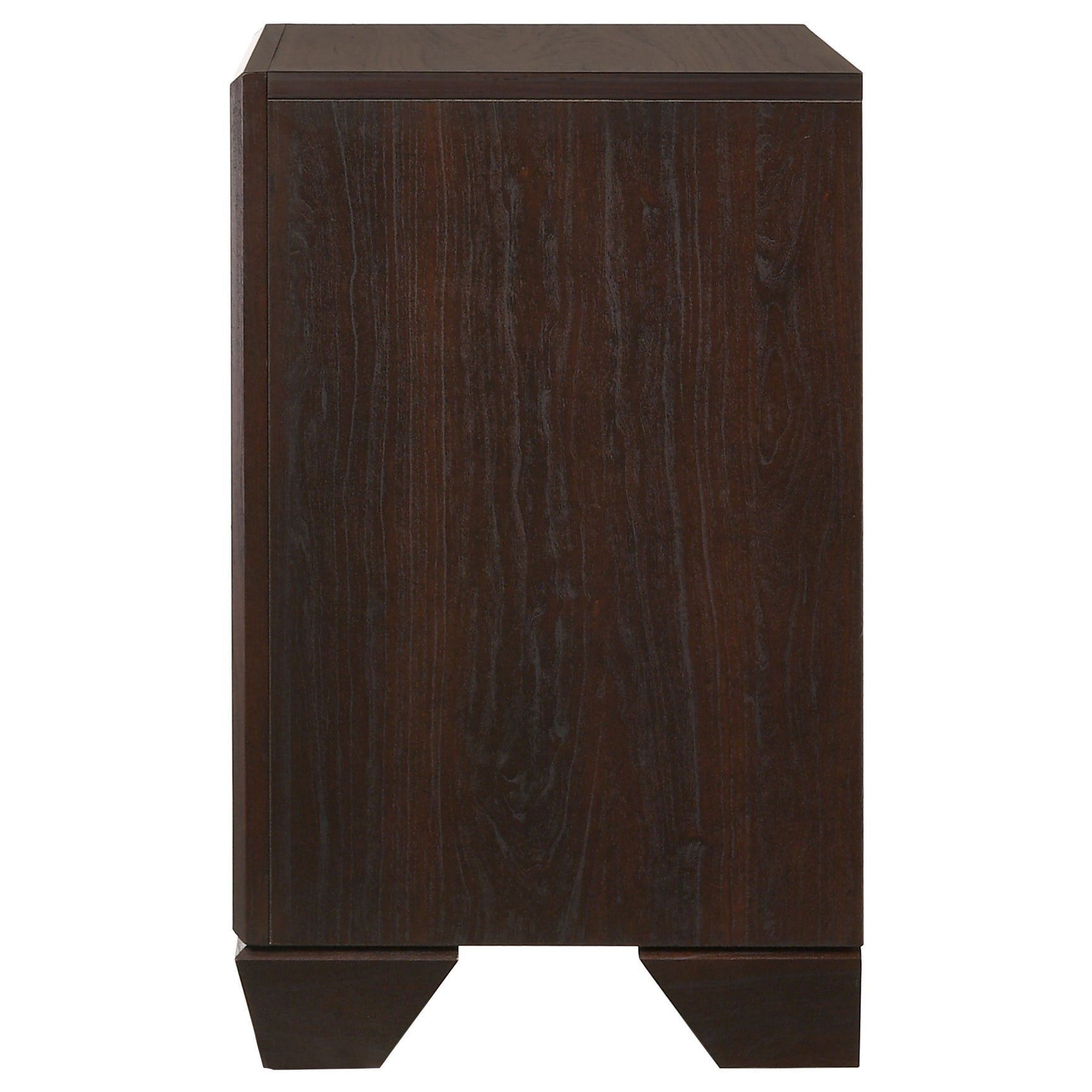 Kauffman 2-drawer Nightstand Dark Cocoa - Tampa Furniture Outlet