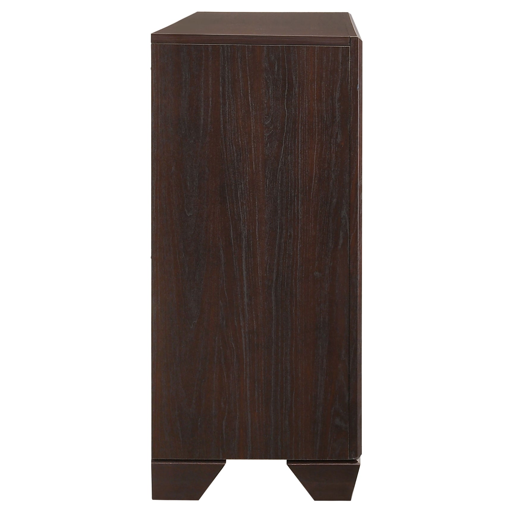 Kauffman 6-drawer Dresser Dark Cocoa - Tampa Furniture Outlet