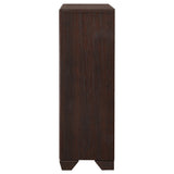 Kauffman 5-drawer Bedroom Chest Dark Cocoa - Tampa Furniture Outlet