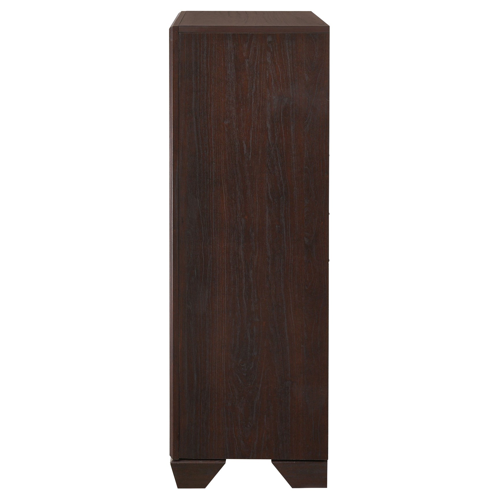 Kauffman 5-drawer Bedroom Chest Dark Cocoa - Tampa Furniture Outlet