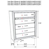 Miranda 5-piece Full Bedroom Set White - Tampa Furniture Outlet