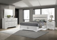 Tampa Furniture Outlet - Coaster - Miranda 4-piece California King Bedroom Set White - 205110KW-S4
