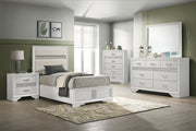 Tampa Furniture Outlet - Coaster - Miranda 5-piece Twin Bedroom Set White - 205110T-S5