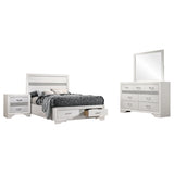 Miranda 4-piece Full Bedroom Set White - Tampa Furniture Outlet