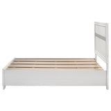 Miranda 51-inch Wood Full Storage Panel Bed White - Tampa Furniture Outlet